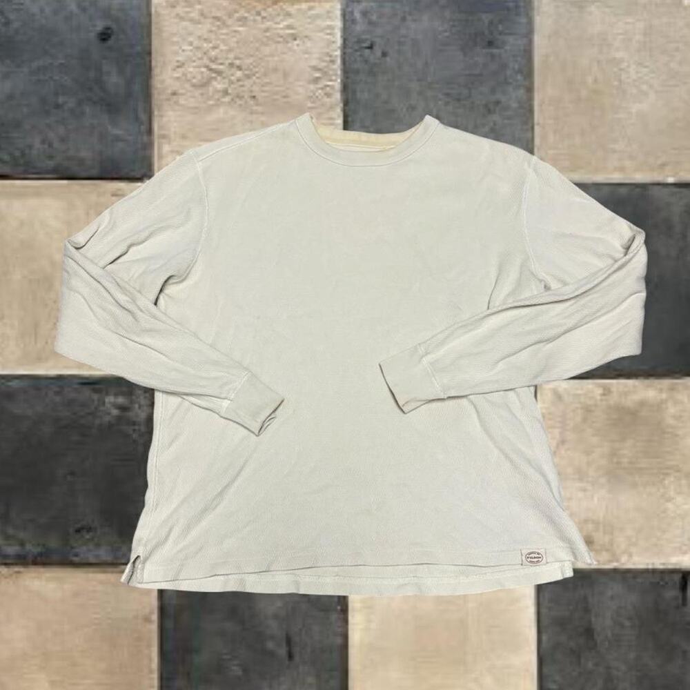 Vintage Filson Shirt Thermal Mens Large  Waffle Knit Crewneck Long Sleeve